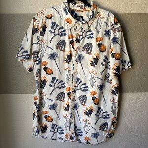 The North Face Men’s XL Baytrail Short Sleeve Casual Button Down Shirt Pocket